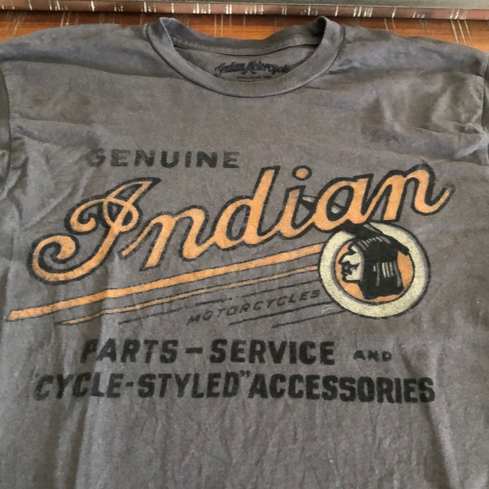 Lucky Brand Indian motorcycle t shirt